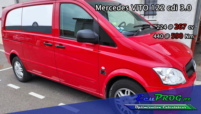 Mercedes Vito 122cdi 224cv stage 1