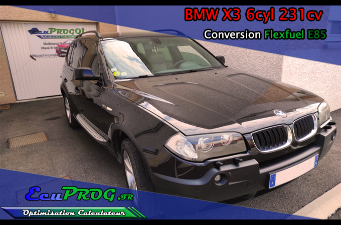 BMW X3 E83 6cyl 231cv Flexfuel E85