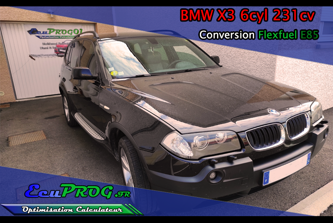 BMW X3 E83 6cyl 231cv Flexfuel E85