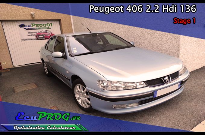 Peugeot 406 2.2 HDI 136 Clonage + Stage 1