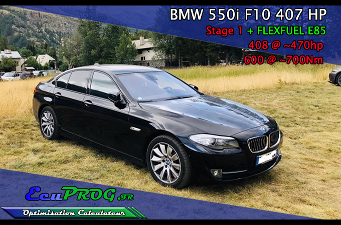 BMW 550i F10 407hp Stage 1 + Flexfuel E85