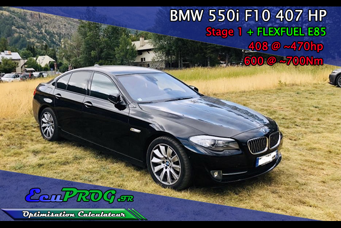 BMW 550i F10 407hp Stage 1 + Flexfuel E85