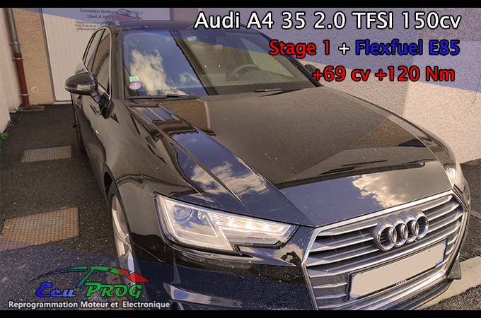 Audi A4 35 2.0 tfsi 150 Stage 1 + E85