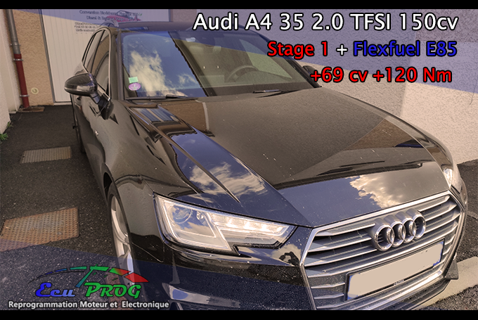 Audi A4 35 2.0 tfsi 150 Stage 1 + E85