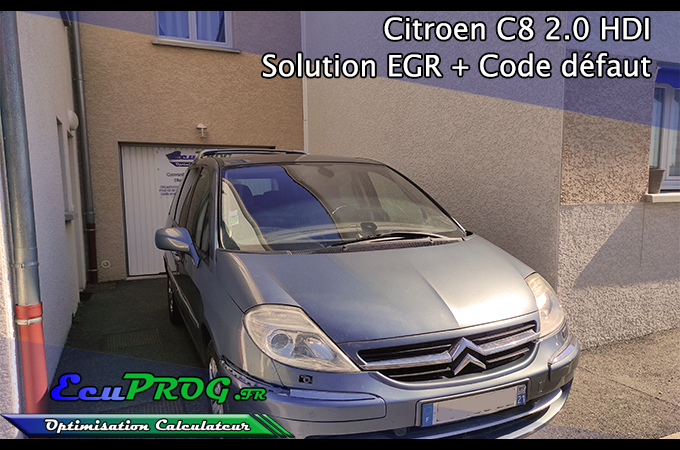 Citroen C8 Solution Egr et DTC
