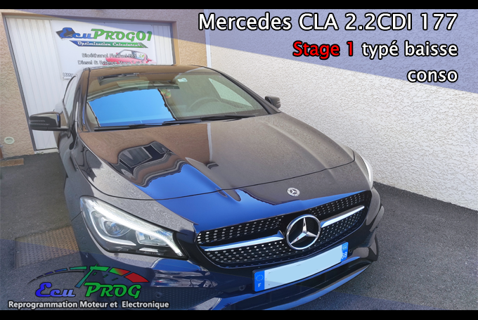 Mercedes CLA 2.2 CDI 177 Stage 1 & Conso