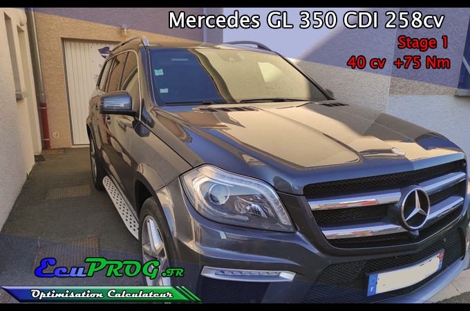 Mercedes GL 350cdi 258cv Stage 1