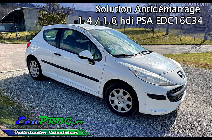 Solution Immo off edc16c34 , Peugeot et citroen 1.4 HDI et 1.6 HDI