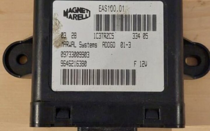 Emplacement Calculateur Additif 307 hdi Magneti Marelli