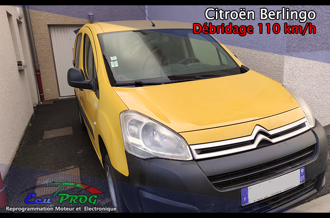 Citroën Berlingo « la Poste » débridage 110 km/h