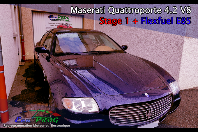 Maserati Quattroporte 4.2 V8 Flexfuel + Stage 1