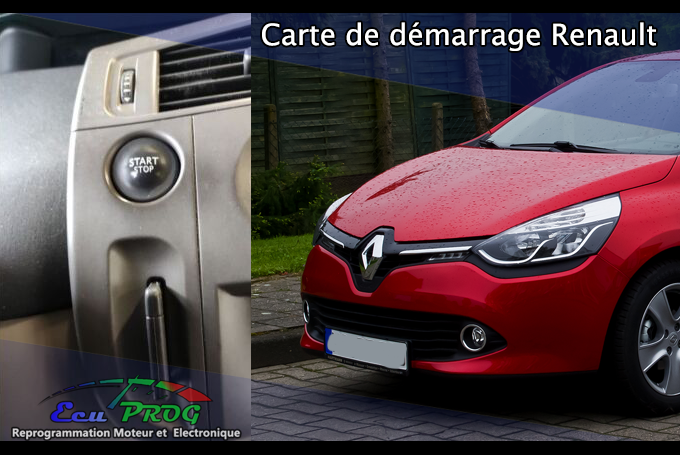 Carte de démarrage pour Renault