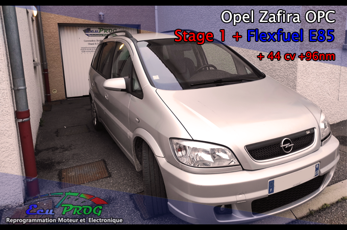 Opel Zafira OPC 2.0T 200cv Stage 1 + Flexfuel E85