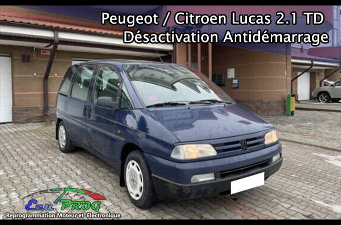 Peugeot / Citroën 2.1 TD Calculateur LUCAS Désactivation Antidémarrage