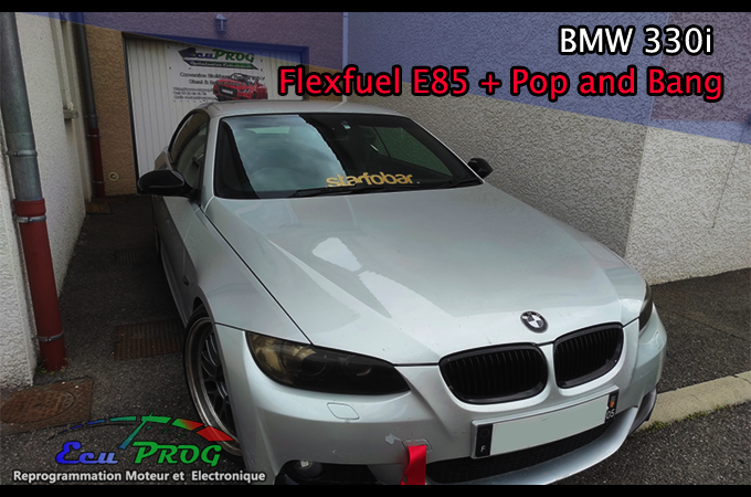 Bmw 330i Ethanol Flexfuel E85 +CATA + Pop and Bang 🔥