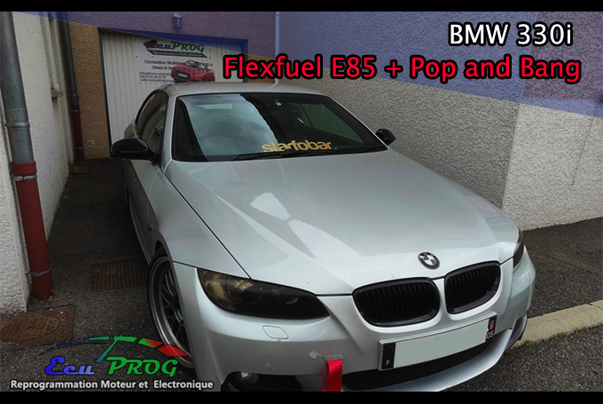 Bmw 330i Ethanol Flexfuel E85 +CATA + Pop and Bang 🔥