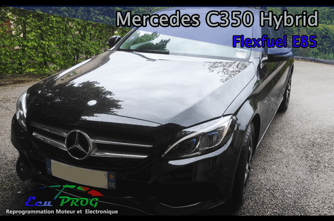 Mercedes C350 Hybride Flexfuel Ethanol E85